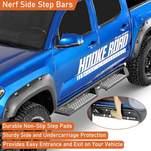 Estribos laterales Hooke Road para Toyota Tacoma Double Cab 2005-2023 miniatura 3