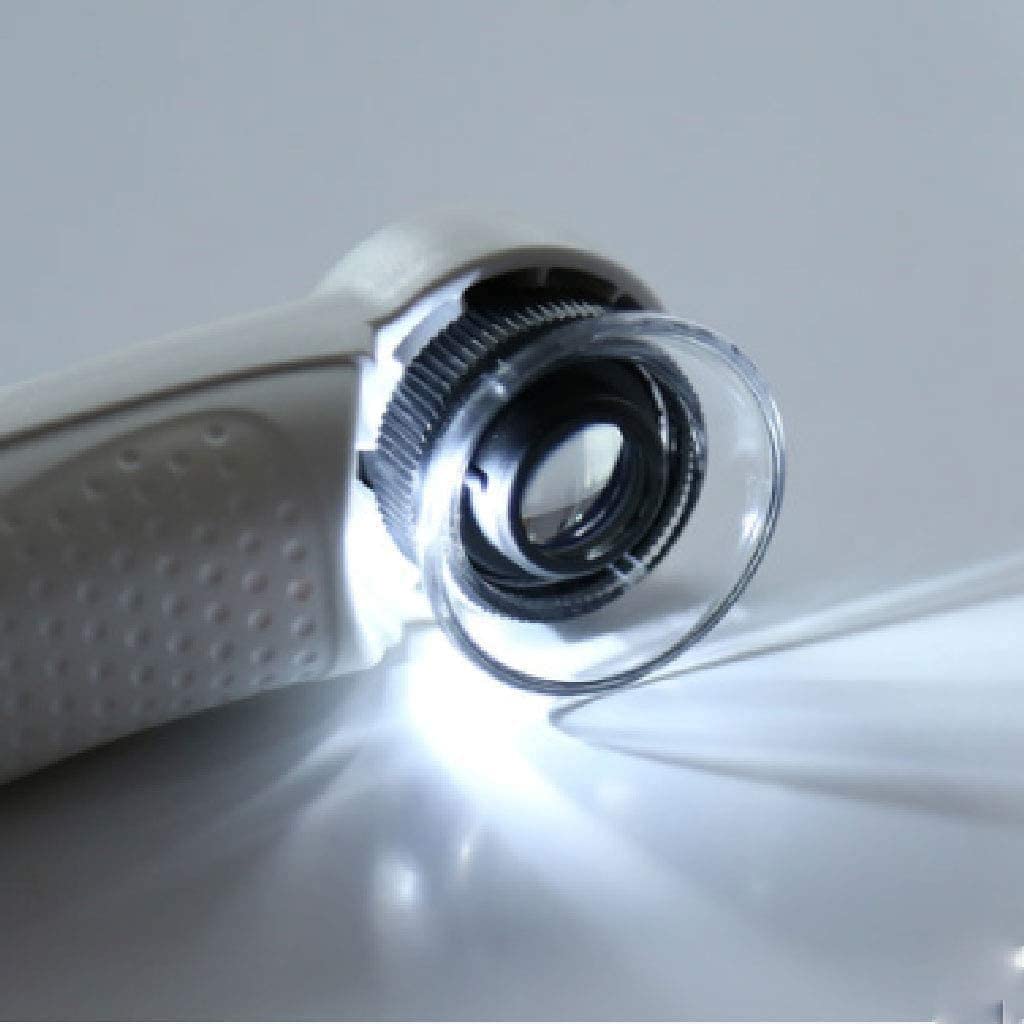 Szkło Powiększające, 45-Krotnie Powlekane Lampą Led, Optyczne, Przenośne, Porcelanowe Szkło Powiększające O Dużym Powiększeniu, Do Kaligrafii I Malowania, Powiększające Małżeństwo
