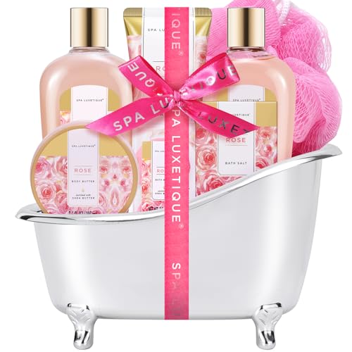 26+ Best Valentine's Day Gifts Ideas for Her in 2025 Spa Luxetique Rose Spa Gift Baskets for Women, 8pc Bath...