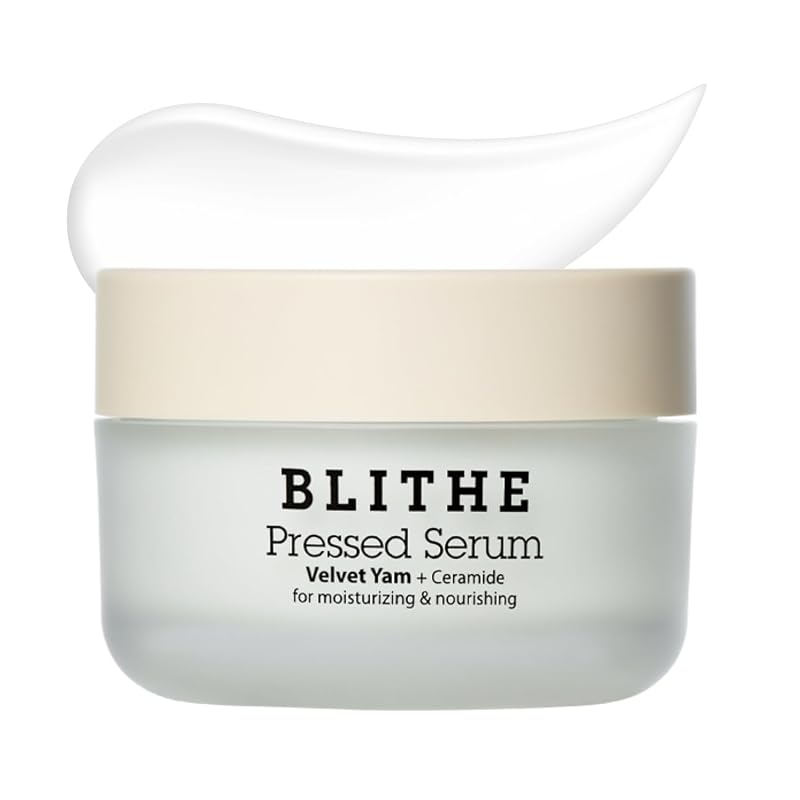 BLITHE Pressed Serum com extrato de raiz de inhame selvagem e manteiga de karité, 50 mL