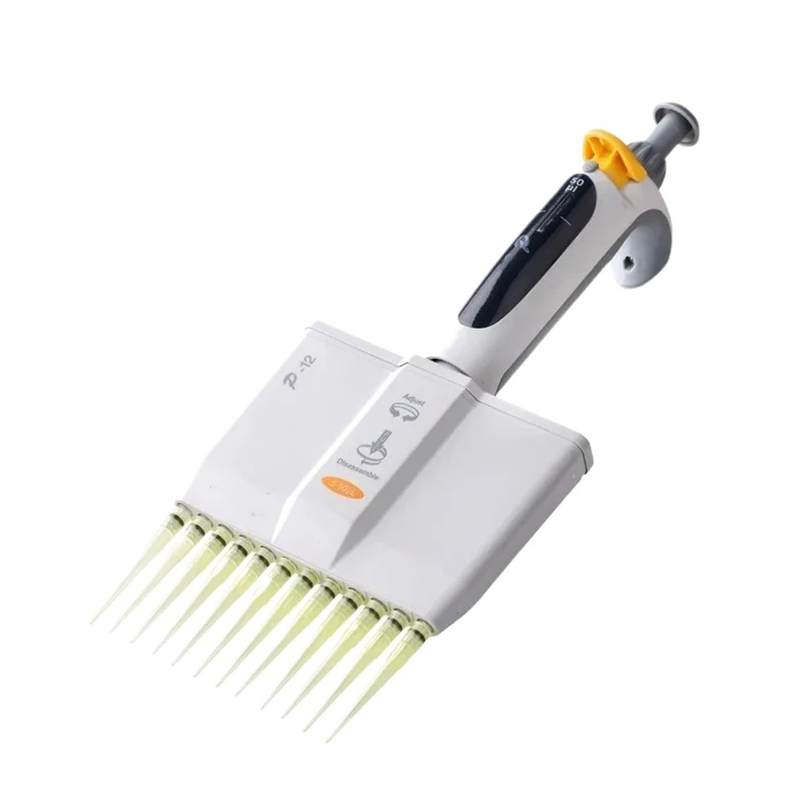 pipeta de laboratorio Micropipetas multicanal de volumen variable(30-300ul 12-channel)