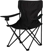 Bogu Store - Cadeira Dobrável para Camping Portátil Resistente 120 kg Estrutura Metálica com Bolsa de Transporte para Praia Pesca Jardim