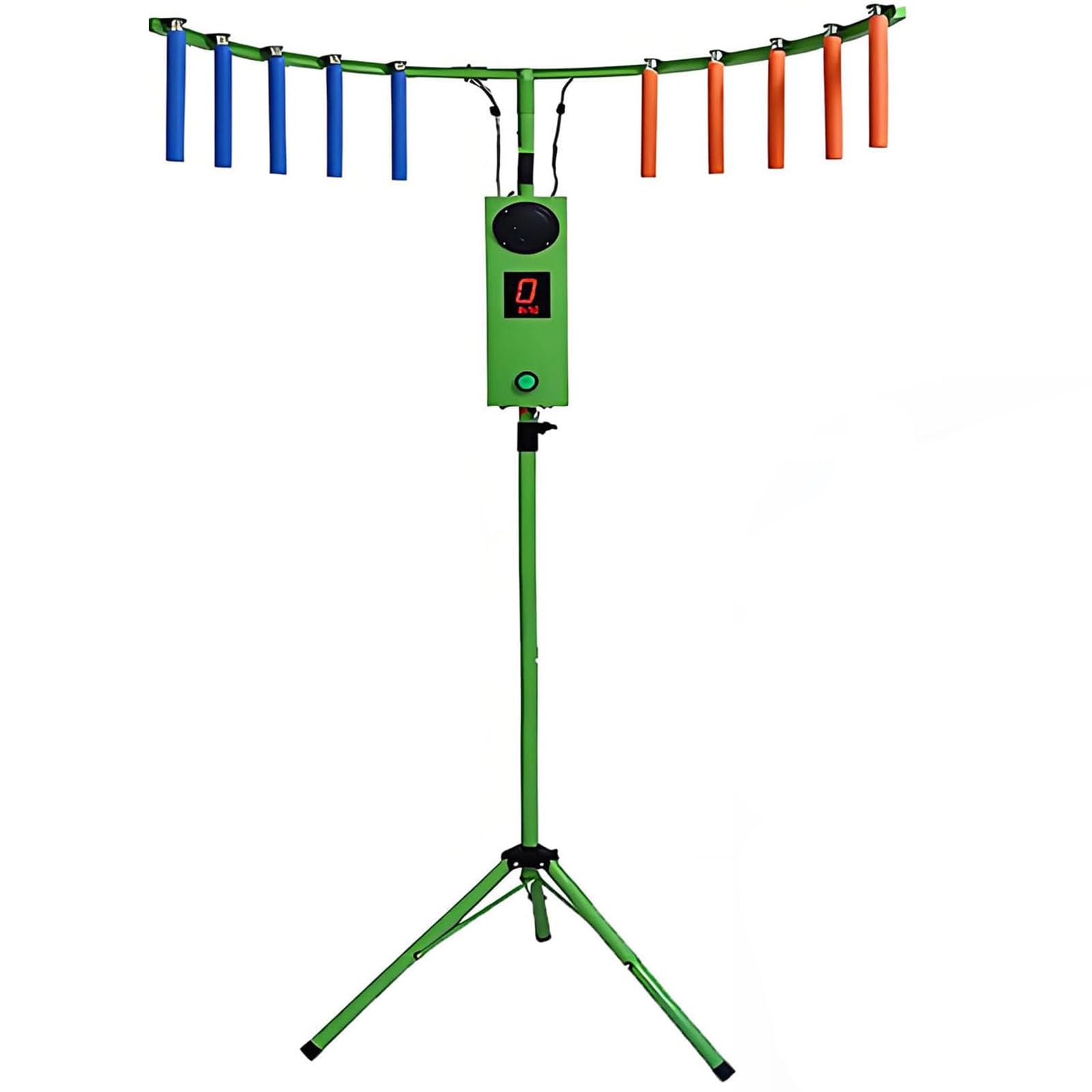 LJCSSD Hand-eye coordination training catching game with reflex sticks | Arcade game with LED light & music reaction for fairs, events, parties, bars, companies and game nights Green