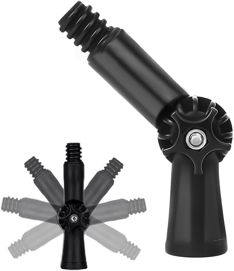 180 Degree Rotating Paint Roller Connector For Flexible Use, Compatible With Various Rollers And Cleaning Attachments For Enhanced Functionality