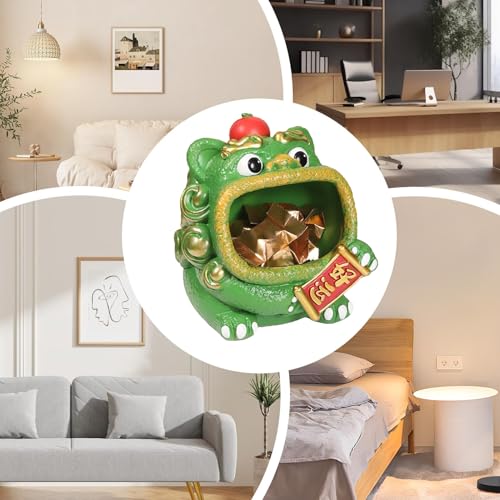 Centro de mesa de dormitorio exclusivo de resina con acabado moderno verde 6