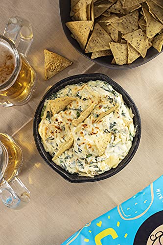 Tia Lupita Cactus Tortilla Chips - Sea Salt (Two 5Oz Bags) - Vegan, Gluten Free, Grain Free, Dairy Free, High Fiber, Authentic Mexican Snack Food. #TOP6