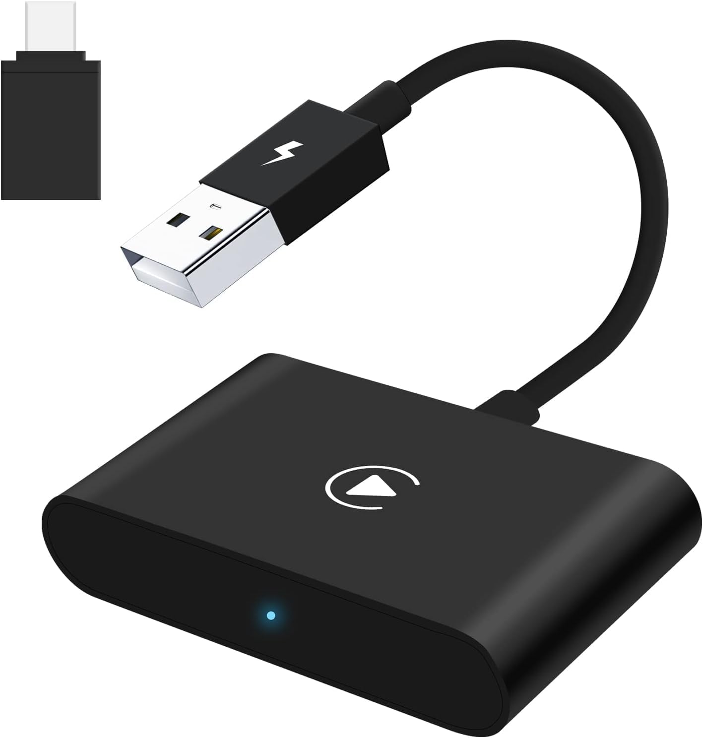 Ele'espirit Wireless CarPlay Adapter, 2024 Upgraded Wired CarPlay Convert Cars Wireless, CarPlay Wireless Adapter, Plug & Play Instant 5GHz WiFi Connect to iPhone iOS 10+, Fit for Cars from 2016-image-8