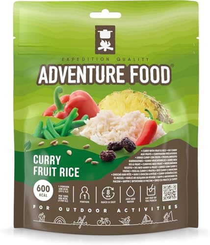 Comida liofilizada - Arroz al curry con frutas - Calidad para expedición
