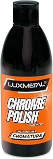 Chrome Polish Polish pour chrome 250 gr Pâte à polir abrasive idéale pour le chrome élimine les rayures impuretés oxyde rouille polit nettoie sans rayer carrosserie voiture moto bateau