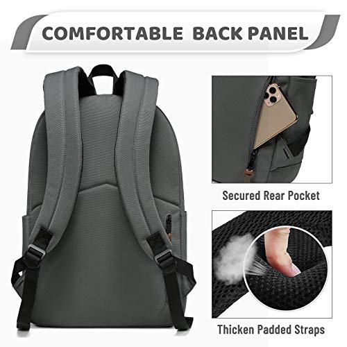 Rugzak Schoolrugzakken, VASCHY Mannen Vrouwen Ultralichte Schoolrugzak Tieners voor 15,6-inch laptop Middelbare School… - Image 7