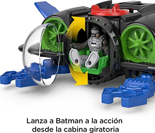 Fisher-Price Imaginext DC Super Friends Batsub, Batman Figure and sea Vehicle Set for Preschool Kids Ages 3 Years and up, Black - image 3