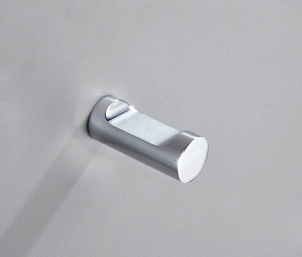 Chrome Polished Stainless Steel Single Robe Hook Wall Mounted Towel Hook Clothes Hook Bathroom Hardware C Style