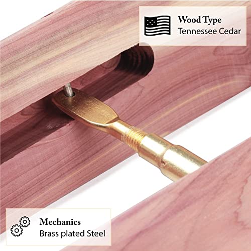 Footfitter Cedar Boot Shaft Shapers - Boot Tree Shaft Inserts For Men & Women, Keeps Boots From Creasing - Usa Grown Cedar #TOP2