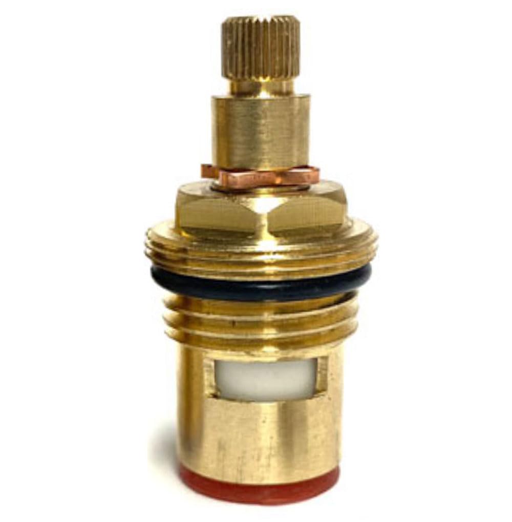 32 Spline Quarter Turn Tap Cartridge Valve x 47mm Height Single Clockwise Open