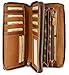 Produktbild Hill Burry hochwertige XXL Vintage Leder Damen Geldbörse Portemonnaie langes Portmonee Geldbeutel Organizer aus weichem Leder mit extra vielen Fächern inkl. RFID in braun - 20x11x3,5cm (B x H x T)