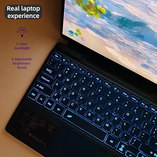 Clavier pour Surface Pro Copilot+ et Pro 11-8 avec coque amovible noir - 5