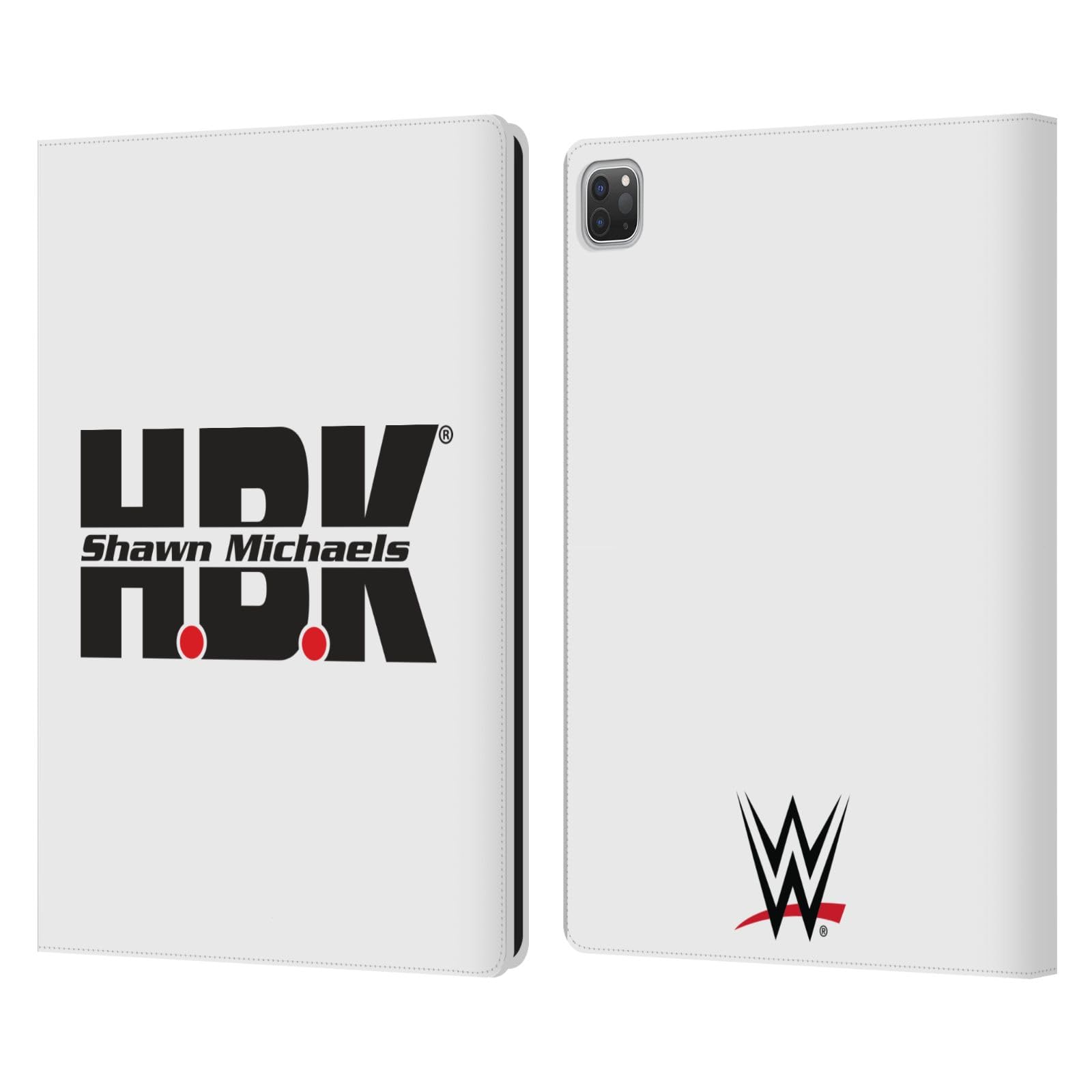 Head Case Designs Officially Licensed WWE HBK Shawn Michaels Leather Book Wallet Case Cover Compatible with Apple iPad Pro 12.9 2020/2021/2022