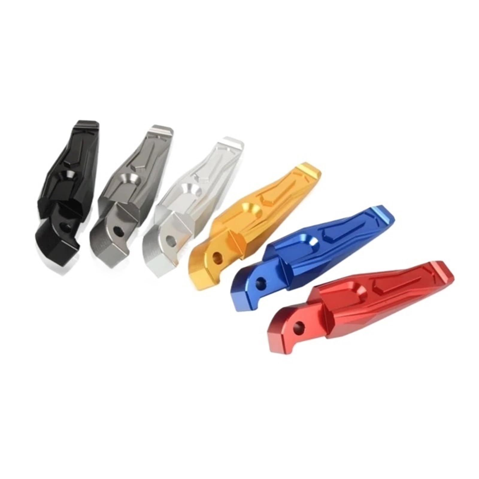 wspornik Pedały Pasuje do Yamaha 530 T-max Dx Sx 2012-2019 Tech Max 500 XP500 560 2019-2023 tylne podnóżki spoczywa podnóżki pasażera(Red)