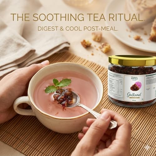 Image of Natural Rose Gulkand 400g | Gulkand with Honey, Rose Petal Jam, Natural Paan Gulkand by Organic Mandya