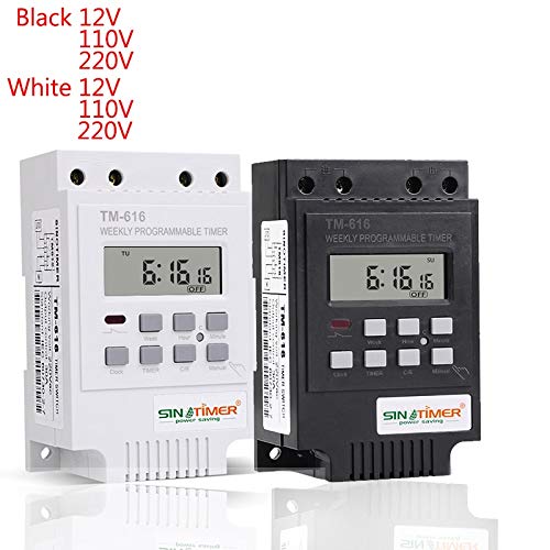 Generic Digital Time Switch 12v 110v 220v 2 Channels Separate Control Output 7 Days Programmable