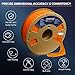 OVERTURE PLA Plus (PLA+) Filament 1.75mm, Stronger & More Durable, Professional Toughness 3D Printer Filament 1kg (2.2lbs), High Precision +/- 0.02mm, Tangle-Free (Orange)