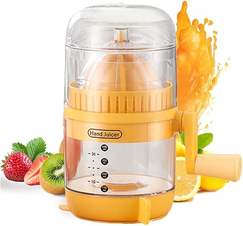 Hand Juicer for Orange and Lemon, Manual Citrus Juicer with