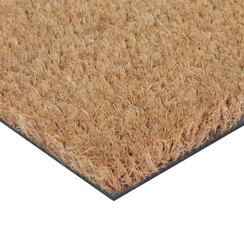 Image of CRISPIFY Natural Coco Coir Main Door Mat for Entrance - 120x40 cm, Welcome Mat for Door Entrance with Unique Palm Tree Design, Durable Doormats for Main Door Entrance Decor