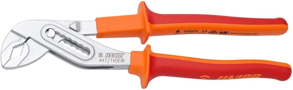 Unior Adjustable Box Joint Pliers, 35mm Capacity - 447/1VDEBI