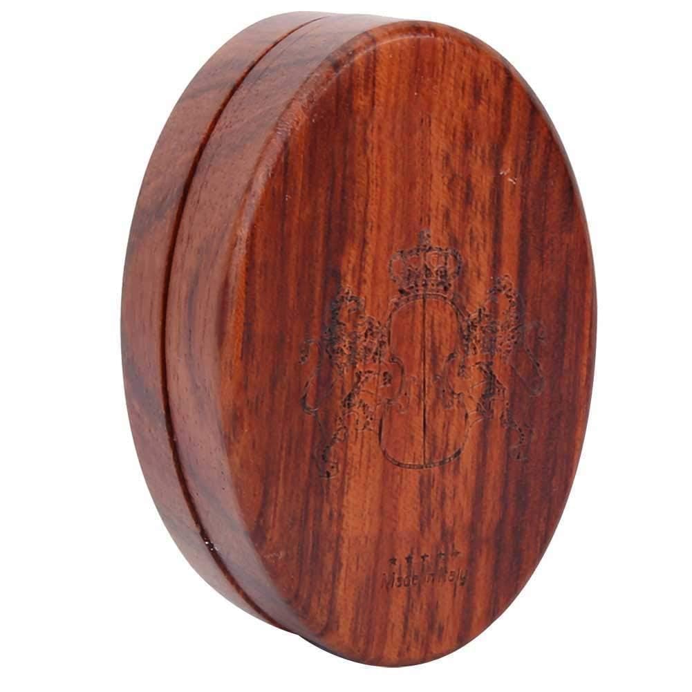Resina Profesional con Estuche de Madera Herramienta de Mantenimiento de Instrumentos Musicales para Viol¨ªn Viola Violonchelo (caja ovalada)