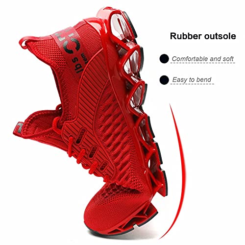Image of Men's Running Shoes Blade Tennis Walking Fashion Sneakers Breathable Non Slip Gym Sports Work Trainers