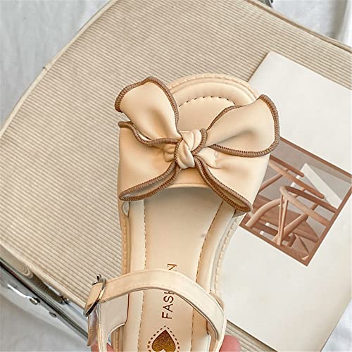 Girls Sandals Casual Open Toe Design Sandals Bowknots Flat Sandals Summer Dress Shoes Toddler Girl Sandals4