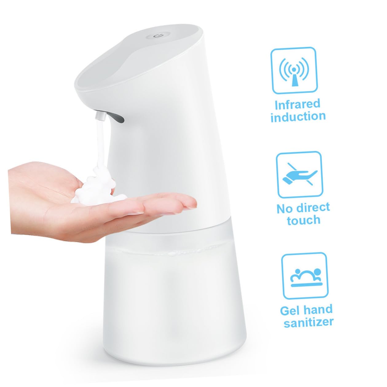 ABS und PET Automatischer Seifenspender mit Sensor für Haushalt