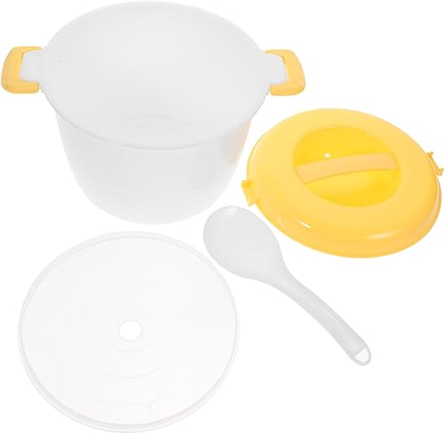 RORPOIR Olla arrocera Arrocera Microvapor de alimentos Microondas Mini Vaporizador de alimentos Herramienta de calentamiento de inducción