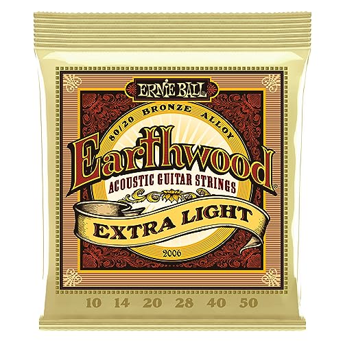 Ernie Ball Earthwood Extra Light - Cuerdas para guitarra