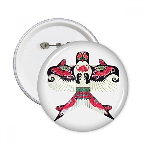 Badge XXL cerf-volant culture traditionnelle chinoise bouton décoration vêtement