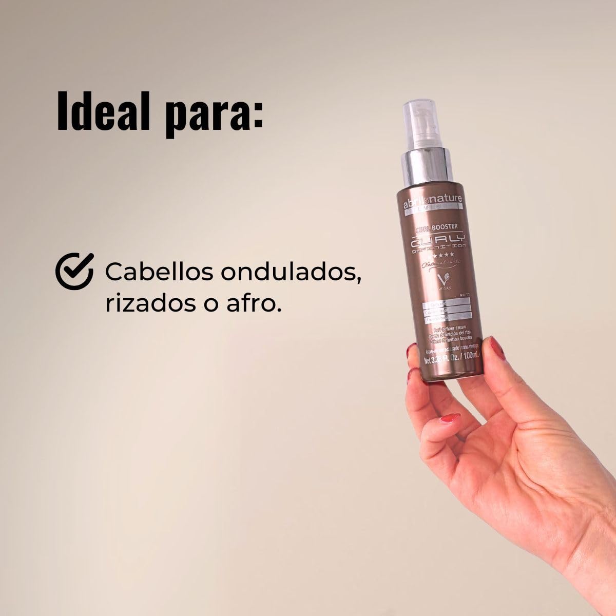 abril et nature - Sérum profesional para cabello rizado y ondulado Curly Definition - Fija y define los rizos con resultados de larga duración - Repara los daños y recupera la hidratación - 100ml