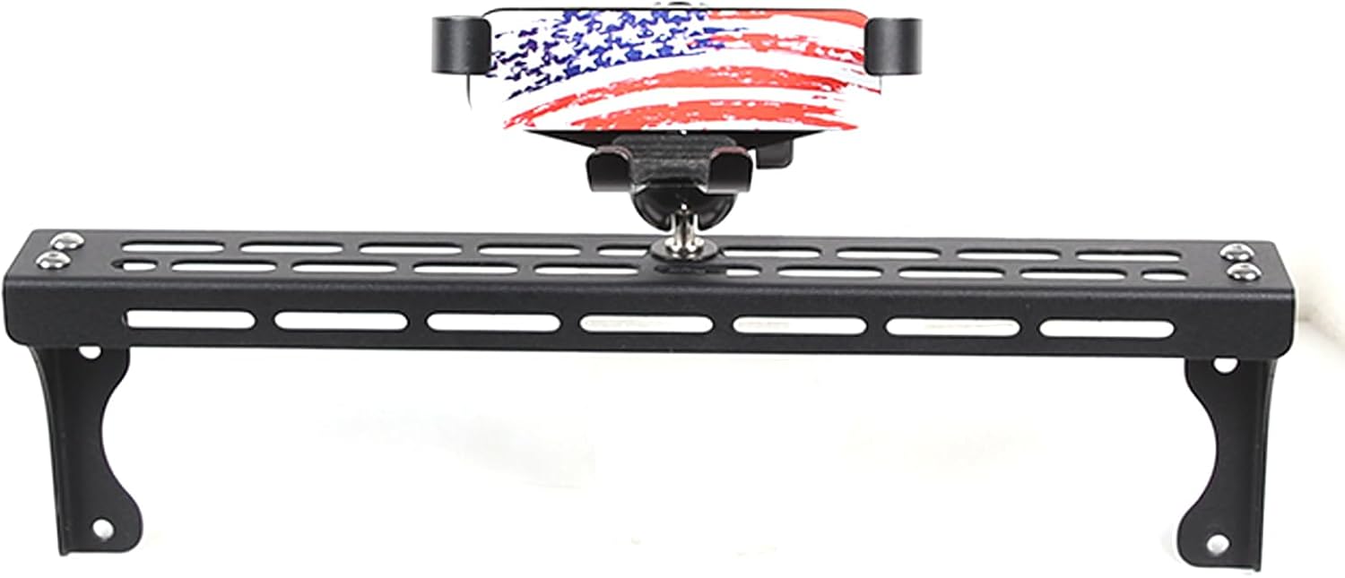 Car Central Control Multi-Function Navigation Bracket Compatible with Ineos Grenadier 2020-2024 Dash Panel Air Vent Track Cell Phone Holder Alloy Accessories (Style C)