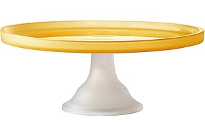 ELLE DECOR Frosted Glass Cake Stand