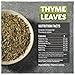 Eastanbul Thyme Leaves, 2.5oz, Dried Thyme Herb, Dried Mediterranean Herb, Full-Flavor Dry and Exquisitely Fragnant Tyme Seasoning, Perfect for Soups, Sauces, Meat, Seafood