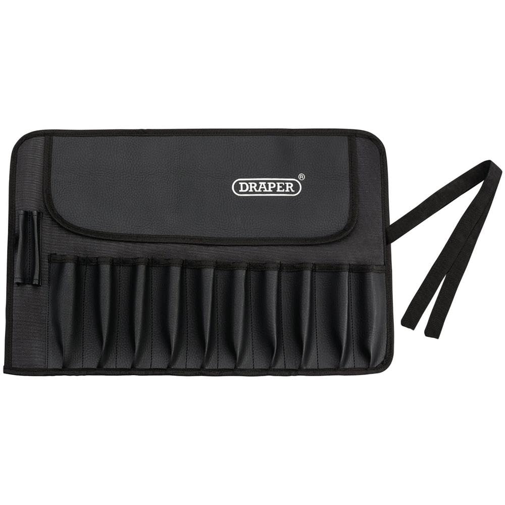 Draper Black 40767 Expert Heavy Duty 12 Division Tool Roll,