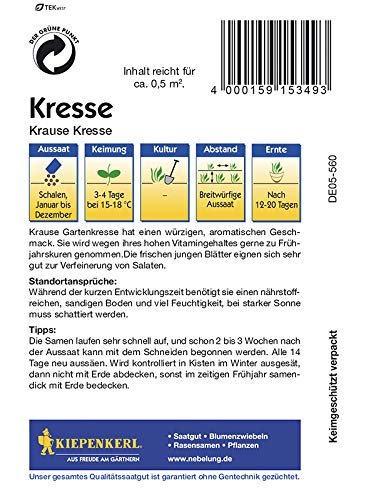 Kiepenkerl 349 Krause Kresse (Kressesamen) - Image 3