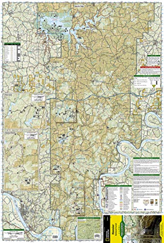 Hoosier National Forest Map (National Geographic Trails Illustrated Map, 770) #TOP3