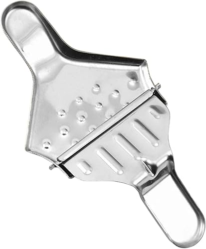 Cabilock Manual Lemon Juicer Squeezer Stainless Steel Citrus Press Handheld Orange Juice Extractor 8.5x7x3.5cm for Kitchen and Home Use