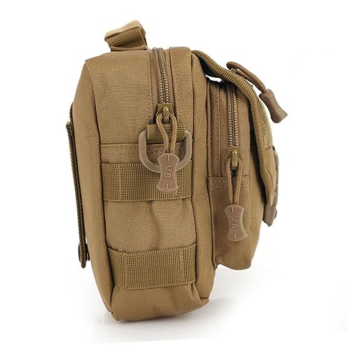 Multifunctional Outdoor Tactical Shoulder Bag Small Crossbody Messenger Bag for Men and Women for Camping and Hiking Random Color3