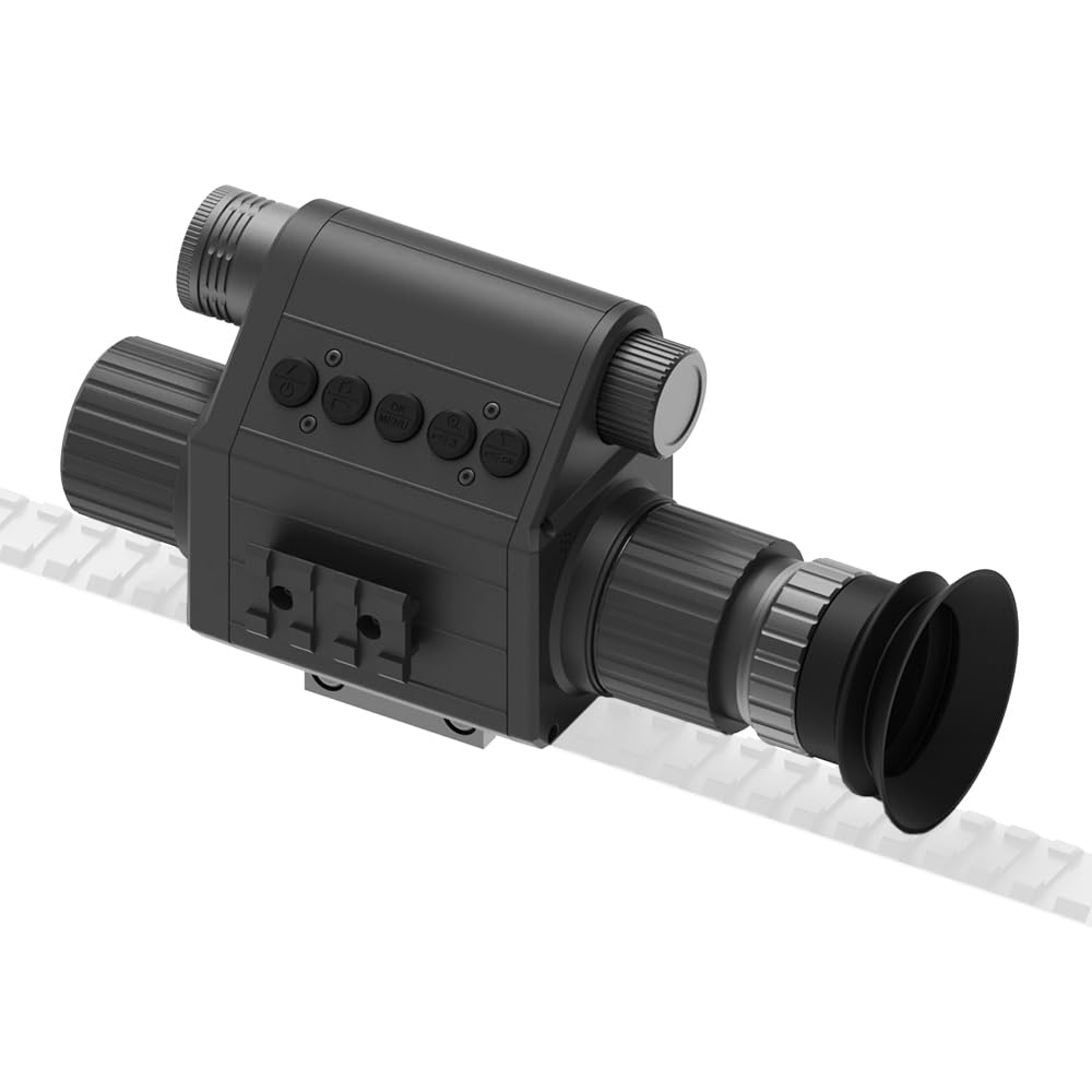 Monoculaire De Vision Nocturne 8-24x Avec Infrarouge - Portée 500m, Réticule En Croix, Compact