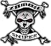 ProSticker 1294 Zombie Series 4" x 5.5" "Zombie Sniper" Skull Bone Sticker Decal