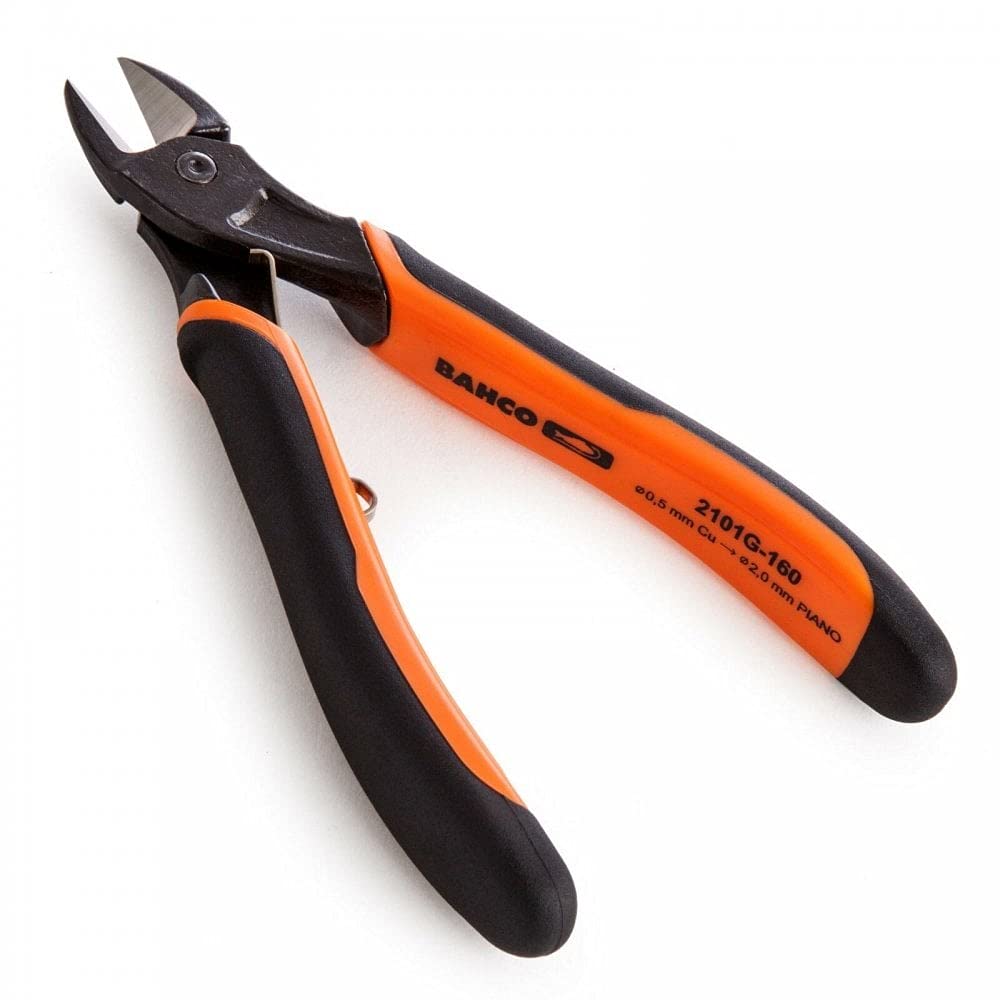 Bahco Black 2101G-180 2101G Ergo Side Cutting Plier, 180Mm Length