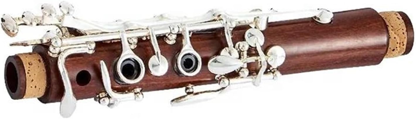 Professional 17 Key Clarinet Rosewood Solid Silver Key BB Tone Clarinet Instrument