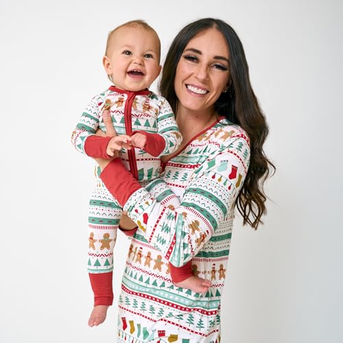 Image of Little Sleepies Womens Pajama Top, Viscose from Bamboo, Henley Button Up Nursing PJs, Family Matching Pajamas for Women Set
