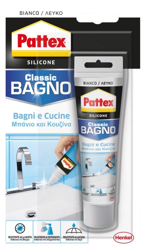 12PZ SILICONE SANITARI (BIANCO BAGNO) ML.50